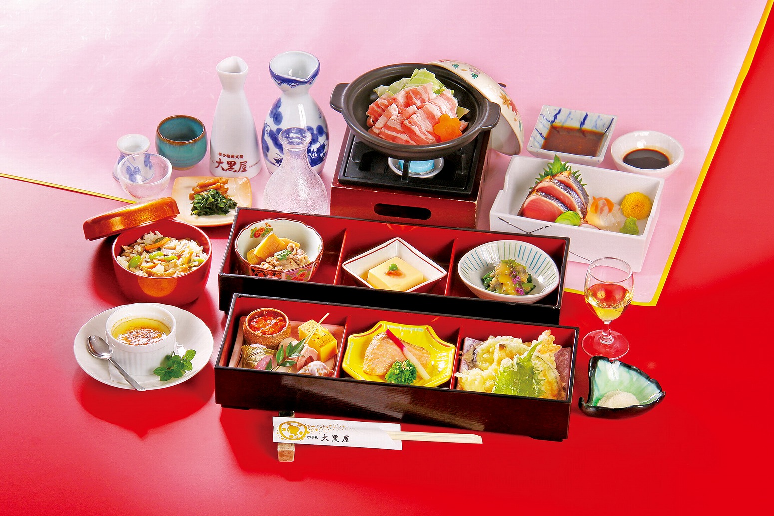 〈春の宴〉箱会席　6,000円