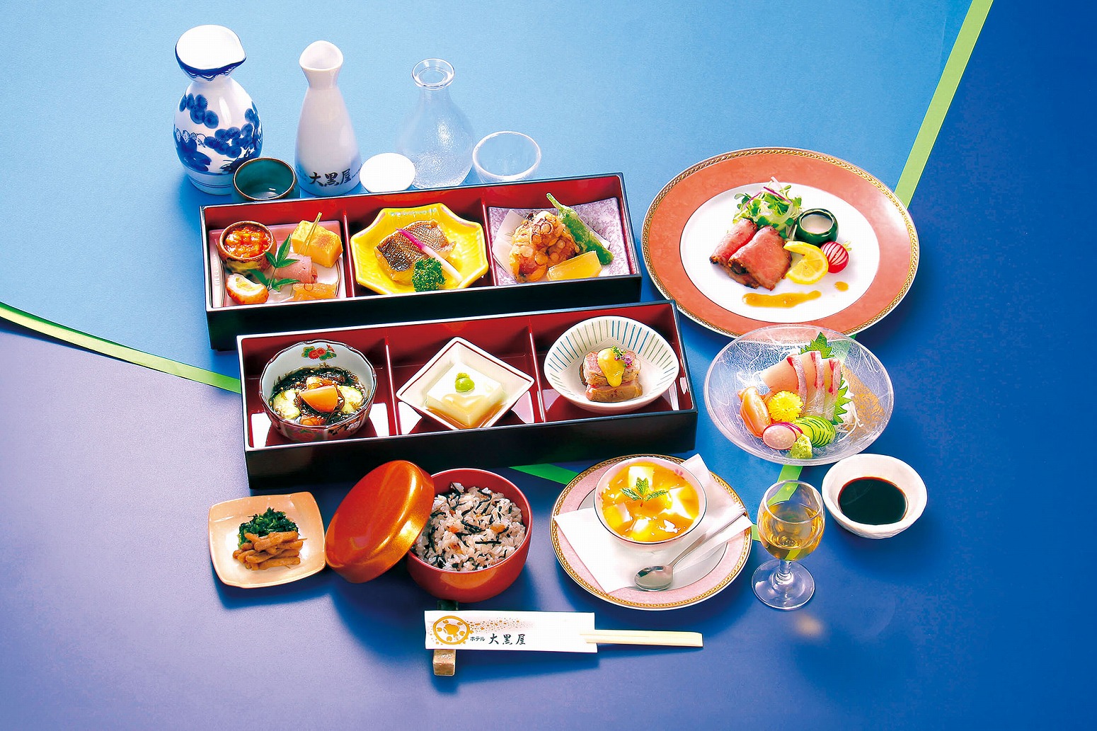 〈夏の宴会プラン〉箱会席　6,000円